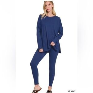 NWOT Zenana buttery soft lounge wear set Size XL